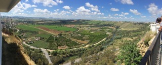 A panorama from viewing deck at Arcos.
