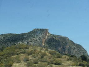 Spectacular geology on way to Granada.